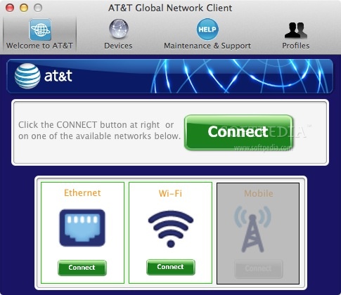 At&t network client download ibm